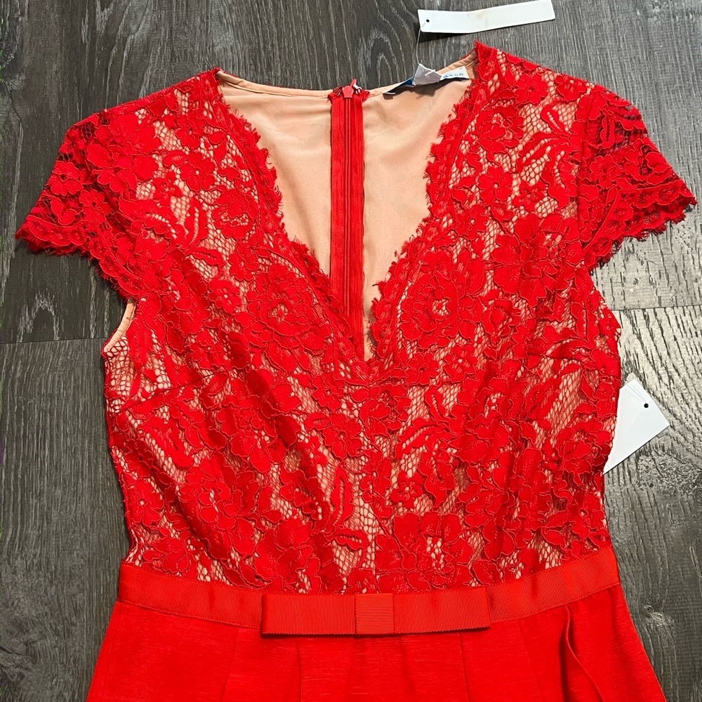 Gorgeous Red Lace Romper***US 6****$280 - Picture 2 of 4